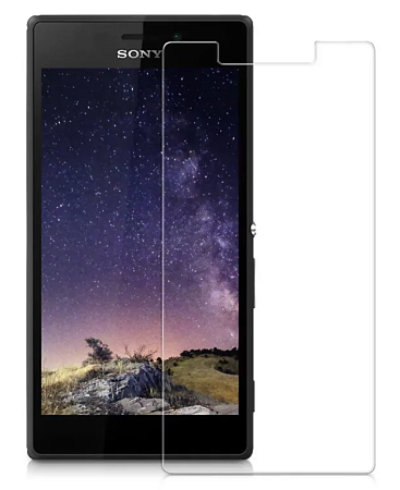 Защитное стекло на Sony Xperia D2303/D2305/2306, M2, прозрачное, X-CASE