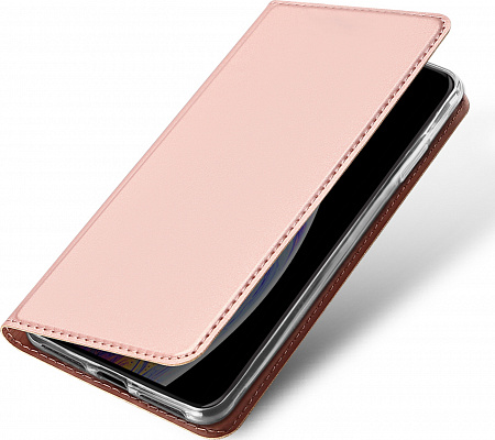 Чехол-книжка для iPhone 11, DU DU, боковой, розовый