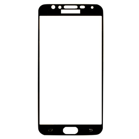 Защитное стекло на Samsung j737F Galaxy J7 (2018) (тех. паке.), Silk Screen 2.5D, черный, X-CASE