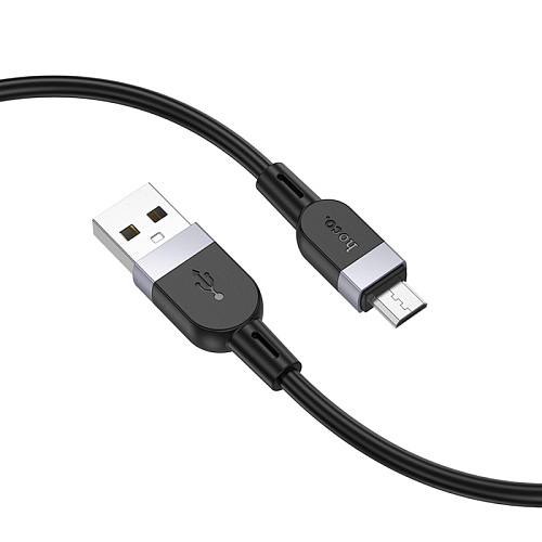 USB Кабель Micro, HOCO, X109, силиконовый, 3м, черный