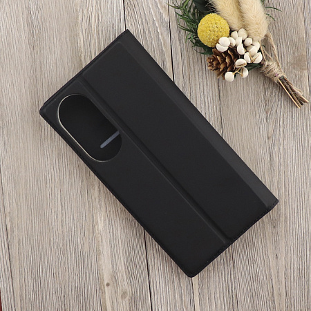 Чехол-книжка для Huawei Honor 70, X-CASE, боковой, черный
