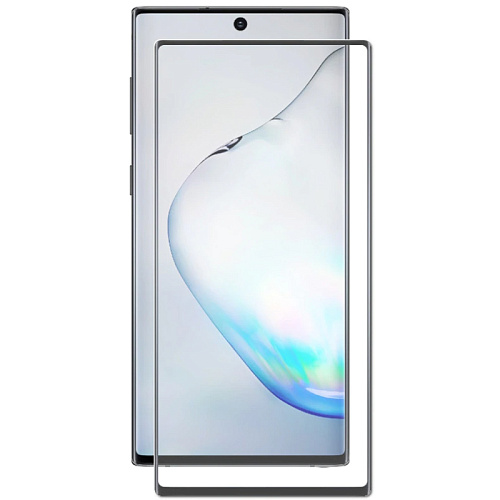 Защитное стекло на Samsung, Galaxy Note 20 Ultra (4G/5G), полный клей,прозрачное с черной рамкой, X-CASE