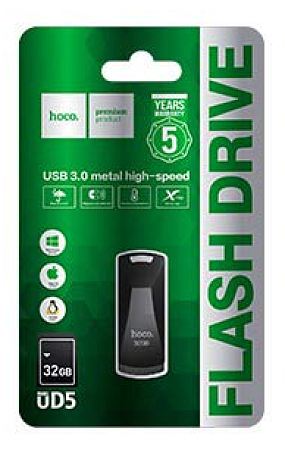 USB Flash Drive 32GB (UD5) Скорость записи 15-80MB/S, Скорость чтения 20-90MB/S