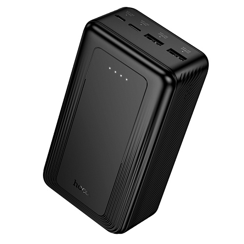 Универсальный Доп. Аккумулятор 30000mAh, J165B, HOCO, 2 USB (5V/2.0A), черный