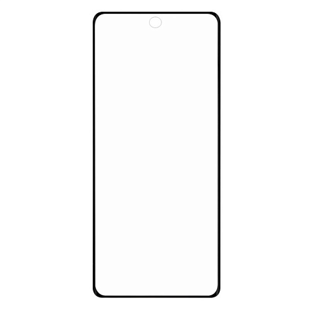 Защитное стекло на Honor X9A, проклейка по краю, черное, X-CASE