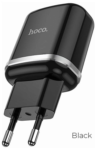 Сетевое зарядное устройство, 1 USB 3.0 QC (N3), HOCO, Micro, Умная зарядка, черный