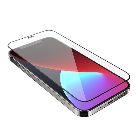 Защитное стекло на iPhone XS Max/11 Pro Max (A12 Plus), HOCO, Nano 3D full screen edges, черное