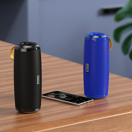 Колонка BS38 Cool freedom sports wireless speaker, HOCO, синяя