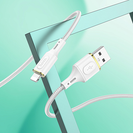 USB дата кабель Lightning, HOCO, X95, 1M, белый