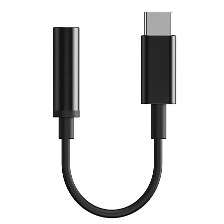 Переходник Type-C на 3,5mm Jack, MH-CM20S, музыка+разговор, черный