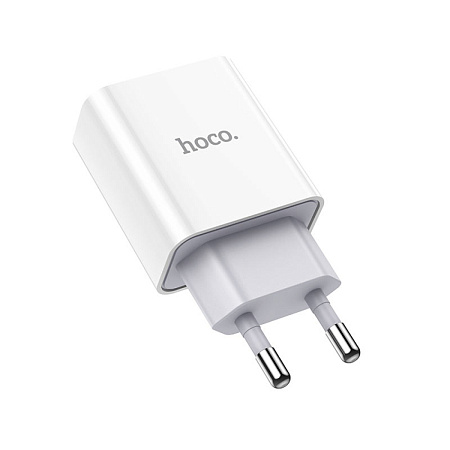 Сетевое зарядное устройство, 1 USB 2.1A (C81A), HOCO, белый