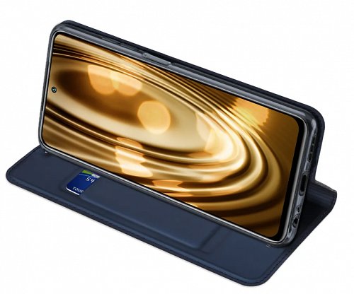 Чехол-книжка для Xiaomi Redmi K30 Pro/Poco F2 Pro, DU DU, боковой, синий