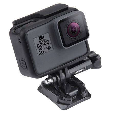 Площадка изогнутая  для съемного крепления с липучкой для GoPro и других экшн камер, 2 шт в комплекте, PULUZ, черный