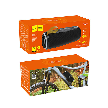 Колонка BS38 Cool freedom sports wireless speaker, HOCO, черная