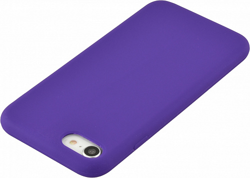 Чехол-накладка для iPhone 7/8/SE (2020), Silicon Case, фиолетовый