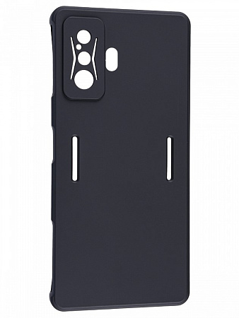 Чехол силиконовый для Xiaomi Redmi K50 Gaming Edition/ F4 GT Global, c защитой камеры, X-CASE, черный