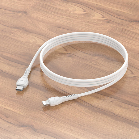 Кабель Lightning to Type-C (PD), HOCO, X37, 1м, белый