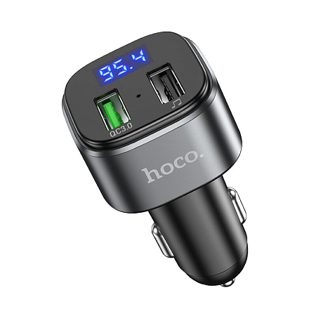 Bluetooth FM модулятор с Bluetooth, E67, HOCO, черный