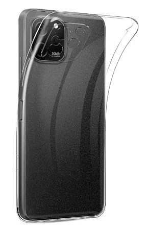 Чехол силиконовый для Huawei Nova Y61, с защитой камеры, X-CASE, прозрачный