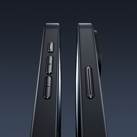 Чехол для iPhone 15 Pro, TPU, Магнитный (MagSafe), AS7, HOCO, черный