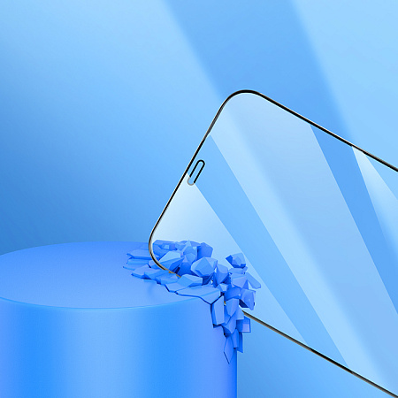 Защитное стекло на iPhone 12 Pro Max (6.7) A777, HOCO, HD, черное