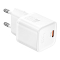 Сетевое зарядное устройство, 1 PD 20W  (N64), HOCO, цвет белый