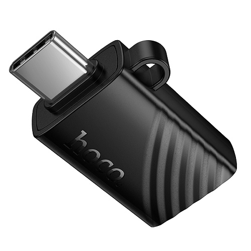 Картридер Type-C, HB53, HOCO, поддержка microSD карт, черный