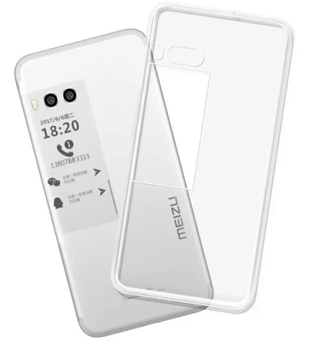 Чехол силиконовый для Meizu PRO 7 Plus, прозрачный