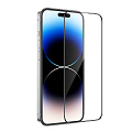 Защитное стекло для iPhone 14 Pro, G5, HOCO, Full screen silk screen HD tempered glass, черное