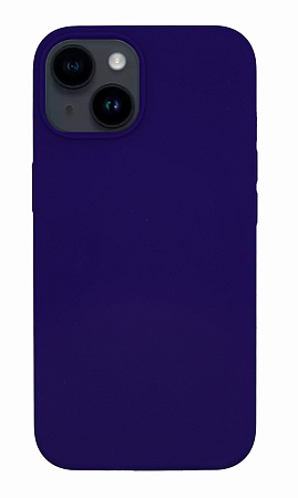 Чехол-накладка для iPhone 14, Silicon Case, без лого, индиго