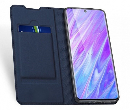Чехол-книжка для Huawei Honor 9A, DU DU, боковой, синий