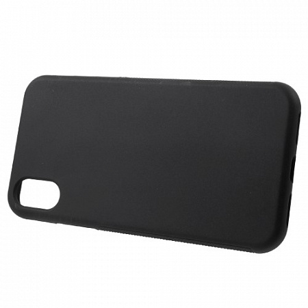 Чехол силиконовый для iPhone X/XS, X-CASE, черный