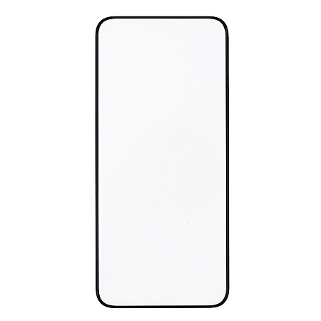 Защитное стекло на Infinix Hot 60 pro +, полный клей,прозрачное с черной рамкой, X-CASE