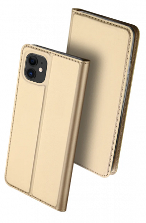 Чехол-книжка для iPhone 11 Pro, DU DU, боковой, золотой