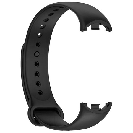 Ремешок на руку для Mi band 8/9, силиконовый, черный