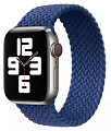 Ремешок на руку для Apple Watch 38/40/41 мм, нейлоновый эластичный №6, синий