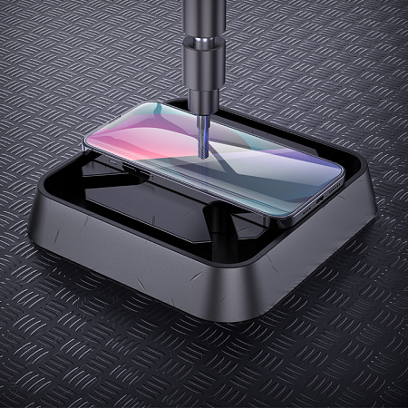 Защитное стекло на iPhone 13 Pro Max (6.7)/14 Plus, G7, HOCO, Full screen HD tempered glass, черное