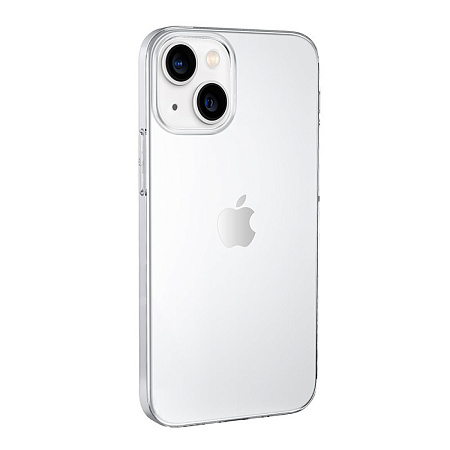 Чехол силиконовый для iPhone 15 Plus, Light series TPU, HOCO, прозрачный