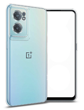 Чехол силиконовый для OnePlus Nord CE 2 (5G), с защитой камеры, X-CASE, прозрачный