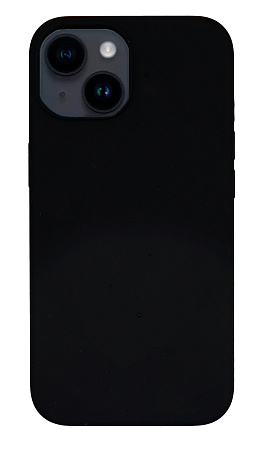 Чехол - накладка для iPhone 13 Mini, Silicon Case, без лого, черный