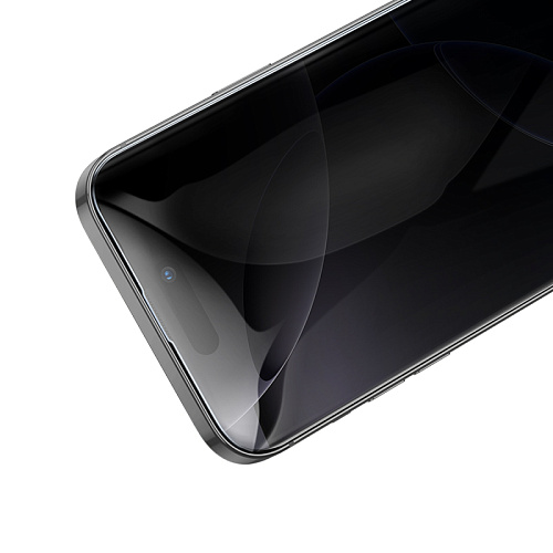Защитное стекло для iPhone 16 Pro Max, A777 Plus, HOCO, антишпионское, черное