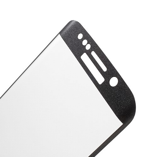 Защитное стекло на Samsung G928F, Galaxy S6 Edge Plus, с загибом, черное, X-CASE