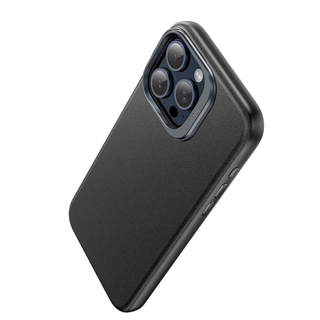 Чехол для iPhone 15 Pro Max, TPU+PU, Магнитный (MagSafe), AS8, HOCO, черный