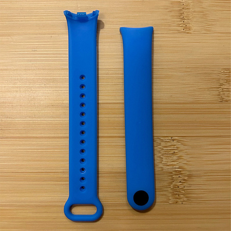 Ремешок на руку для Mi band 8/9, силиконовый, синий