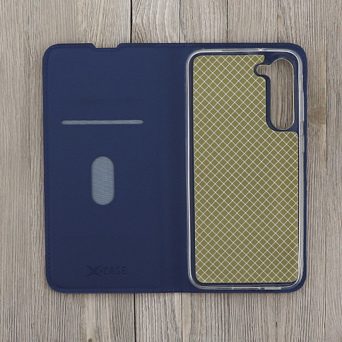 Чехол-книжка для Samsung Galaxy S23 Plus, X-CASE, боковой, синий