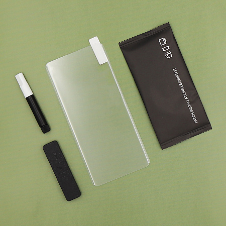 Защитное стекло на Samsung Galaxy S10 Plus, ультрафиолет, прозрачное, X-CASE