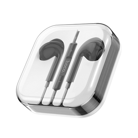 Проводные наушники M101 Max, Crystal grace wire-controled digital earphones with microphone, HOCO, черные