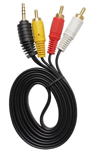 AUX Audio кабель 3,5 мм, на 3RCA (колокольчики)