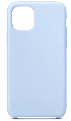 Чехол-накладка для iPhone 11 Pro, Silicon Case, светло-голубой