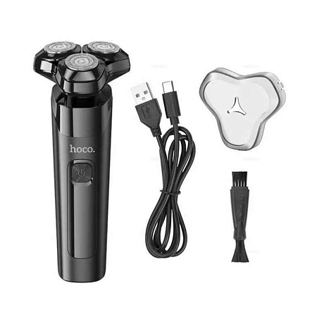 Электробритва с тремя лезвиями, HP32, HOCO, черный